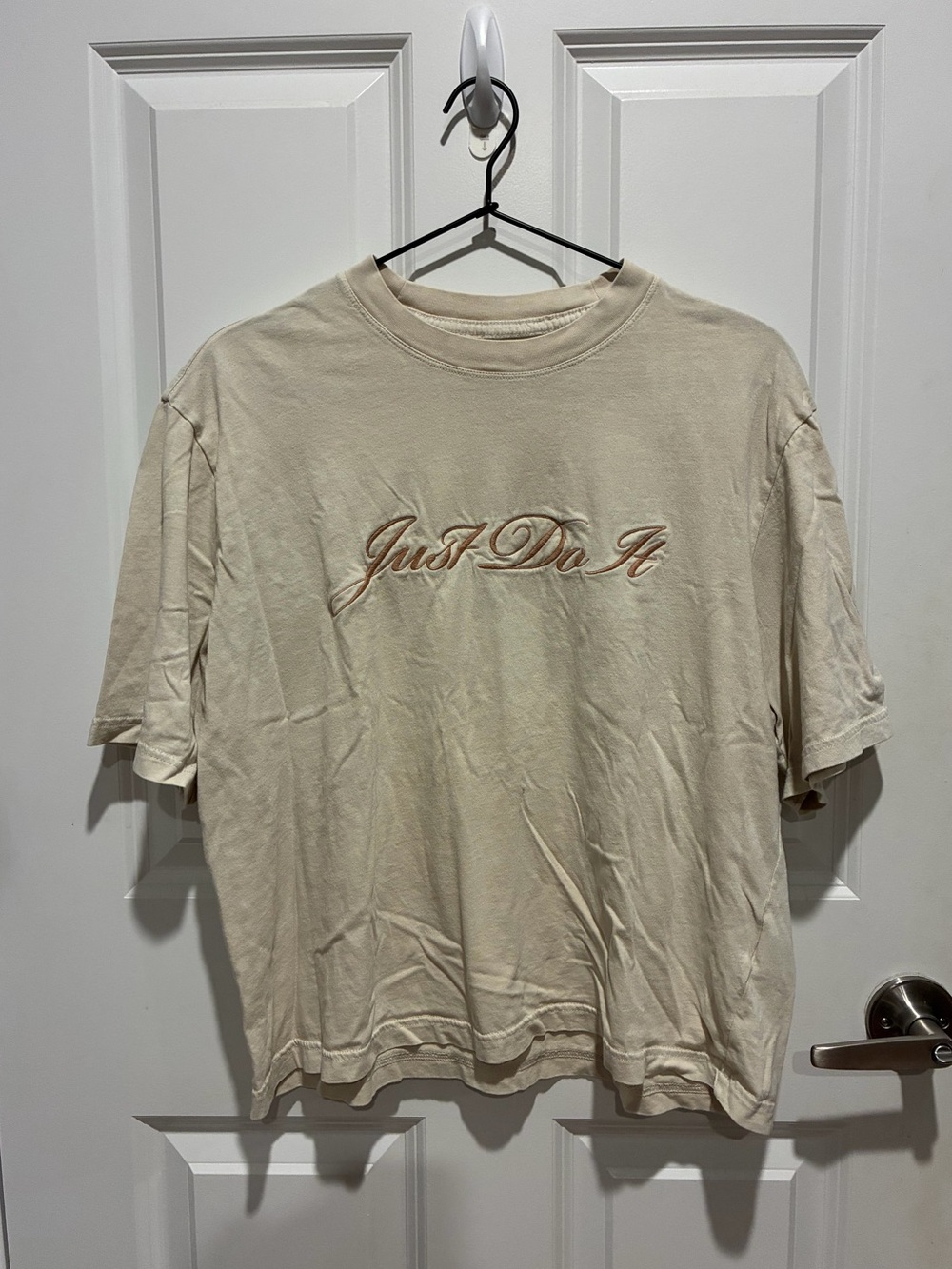 Cream Nike Tee